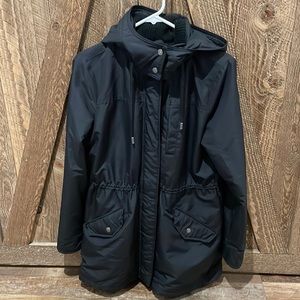 Black Abercrombie Winter Jacket. Medium.